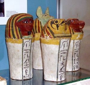 4 Sons of Horus Canopic Jars