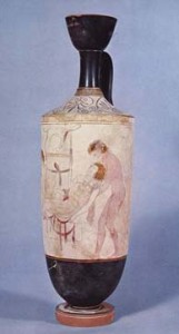 photograph of greek ceramic vase