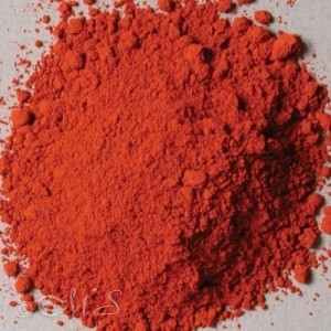 Ercolano Red raw paint pigment