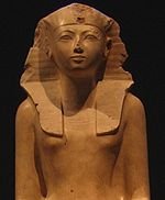 Hatshepsut stone sculpture
