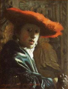 Girl in the Red Hat by Vermeer