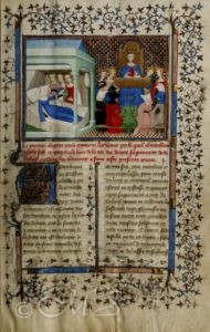 Sample Illuminated Manuscript from Middle Ages by Christine de Pisan