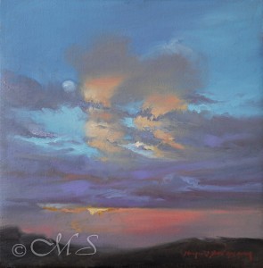 oil painting called big sky country by Margret short