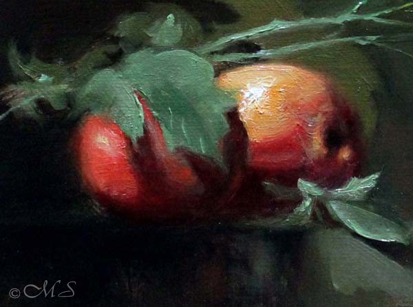 Detail of Margret Short Still life oil painting